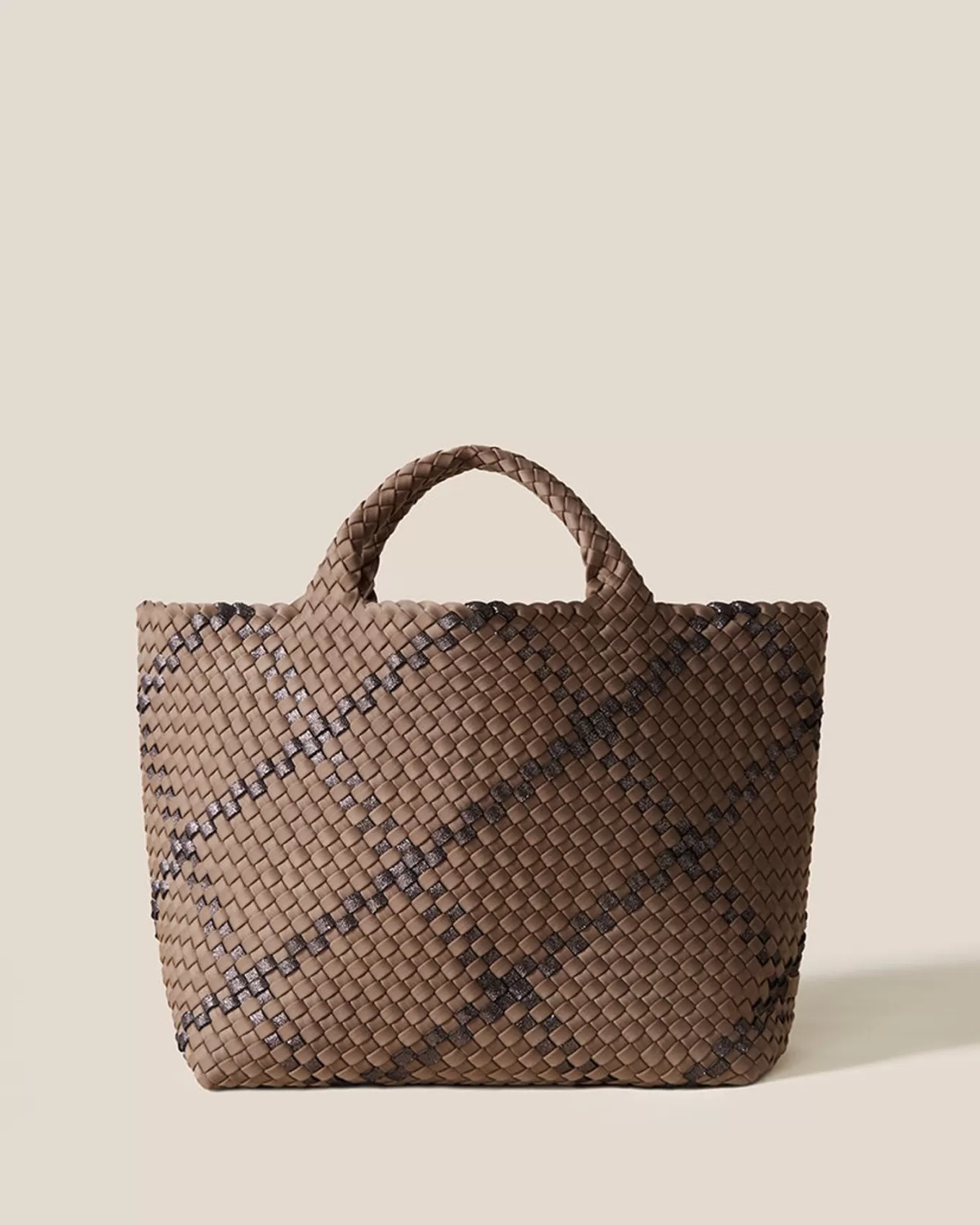 NAGHEDI St. Barths Medium Tote Plaid^ Skulderveske